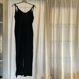 Spiritual Gangster wide leg ribbed jumpsuit